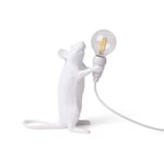 Seletti-Mouse Lamp Step Bordlampe, Hvid