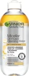 Garnier Micellar Cleansing Water, Oil-Infused 400ml (Packing May Vary) UK