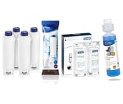 4x Water Filter For Delonghi DLSC002, Descaler DLSC200, Milk Cleaner 250ml