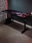 X Rocker Cougar Xl Esports Gaming Desk With Manual Height Adjustment