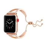 Apple Watch Series 4 44mm diamond décor watch strap - Rose Gold
