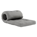 Fauteuil futon convertible WRAP couleur gris