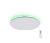 Leuchten Direkt- LED RGBW Himmennettävä valo GUSTAV LED/20,3W/230V+LED/1,8W+kaukosäädin