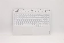 Lenovo Legion 5-15ACH6H Keyboard Palmrest Top Cover Portuguese White 5CB1C74887
