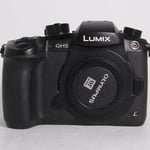 Panasonic Used Lumix GH5 Mirrorless Camera Body Black