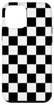 iPhone 12 mini black-and-white chess checkerboard checkered pattern, Case