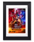 Red Dwarf The Promised Land Cast Signed Autograph A4 Poster Photo TV Show Series Season Framed Memorabilia Gift (BLACK FRAMED & MOUNTED)