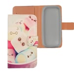 Lankashi Painted Flip Wallet-Design PU Leather Cover Skin TPU Silicone Protection Case For Nokia 105 (2019) (Lovely Design)