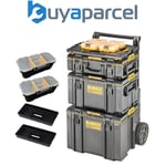 Dewalt Toughsystem 2 Rolling Tool Storage Box Trolley + 4 x Tstak Tough Case +