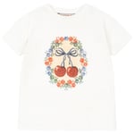 Konges Sløjd Era T-shirt Cherry Bow | Vit | 18 months