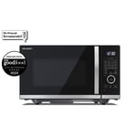 SHARP Microwave Oven with Grill and Convection 900W 25L Flatbed YC-QC254AU-B
