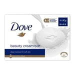 Dove Original Beauty Cream Soap Bar 100 g (Pack of 4).