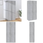 Klädhängare grå sonoma 90x52x200 cm konstruerat trä - Klädhängare - Hatthylla - Home & Living
