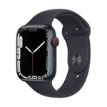 Apple Watch Series 8 GPS 45mm Aluminum Case with Midnight Sport Band MNP83