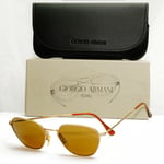 Authentic Giorgio Armani 1997 Vintage Sunglasses Metal Gold Mens Womens 619 703