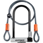 Kryptonite Kryptolok Bike Cycle Bicycle U-Lock With 4 Foot Kryptoflex Cable