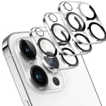 [3-Pack] iPhone 14 Pro Linsskydd av Härdat Glas - Skydd för Kamera, Anti-Reptåligt