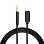 För Iphone Aux-kabel Aux-kabel för bil Apple till 3,5 mm Aux-kabel - 3m svart 1m
