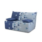 Banquette BZ 140x200 cm matelas  mousse Bultex  ép 12 cm ZOE  