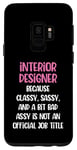 Coque pour Galaxy S9 Designer d'intérieur drôle, designer d'intérieur féminin