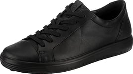ECCO Women's Soft 7 Sneaker, Black, 5 UK