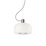 Flos - Bellhop glass S1 pendellampa bright aluminum - Pendellampor - Edward Barber & Jay Osgerby - Silver