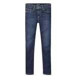 Tommy Hilfiger - Boys Scanton Slim Jeans, Dark Blue - Cotton 99%, Elastane 1% - Stretch Cotton - Faded Skinny Jeans - For Boys - Size 8