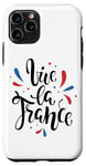 Coque pour iPhone 11 Pro Vive la France - Citation patriotique Freedom & Support