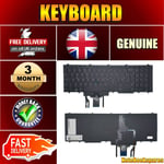 Original DELL LATITUDE E5550 5550 FP37Y Laptop Keyboard Black Backlit UK QWERTY