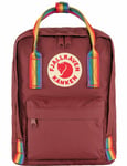Fjallraven Unisex Kanken Rainbow Mini Backpack - Ox Red