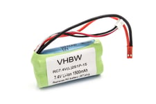 vhbw Li-Ion batterie 1500mAh (7.4V) pour modélisme MJX RC Helicopter F45, F645