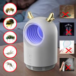 Electric Mosquito Killer Lamp 5v Usb Fly Bug Pest Trap Le White