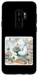 Coque pour Galaxy S9+ Ours Arrange Fleurs In Shop. Ice Bear Tablier Flower Shop