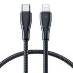 Joyroom USB-C till Lightning kabel 20W 0.25m - Svart