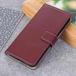 Phone Case for OPPO Realme C15, Sturdy Practical OPPO Realme C15 Phone Case, Magnetic Flip Wallet Case for OPPO Realme C15, Brown