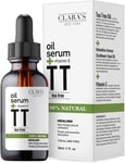 Clara'S New York Healing Tea Tree Facial Oil Serum with Vitamin E Oil, Natural H