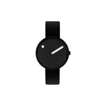 Picto Wrist Watch, Black/steel/black