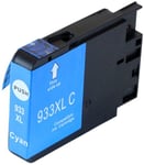 Kompatibel med 933XL (CN054AE) Blekkpatron cyan for HP
