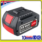 18V Li-ion Battery For Bosch GBA18V 6.5Ah BAT609 BAT610 BAT618 17618 25618-01
