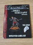 DRILL SERGEANT  THE GUILD METAL MINIATURE Wyrd Games Malifaux M2E / SEALED