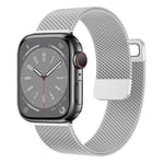 Milanese klokkerem Apple Watch 9 (45mm) - Sølv