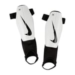 Nike Unisex Children's Shin Pads Y Nk Chrg Grd Su23, White - Black, DX4610-100, S