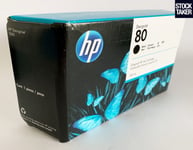 Genuine HP 80 Black Ink Cartridge 350ml (IN-DATE) DesignJet 1000 C4871A VAT Inc