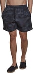 Urban Classics Men's Camo Swimshorts Shorts, Darkcamo, L