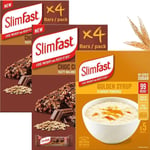 Slimfast Weight Loss Bundle with Low Calorie Chocolate Bars (2X4 Bars) and Golde