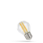 LED Klotlampa Klar E27 2700K 4W 500 lumen