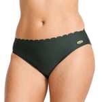 Damella Emily Wavy Bikini Brief Mörkgrön 42 Dam
