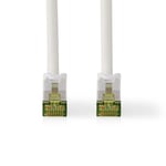 Nedis CAT7 RJ45 hane, 1m - Vit