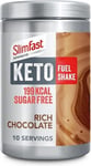 SlimFast Advanced Keto Fuel Shake for Keto Lifestyle, Rich Chocolate Flavour, 10