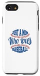 iPhone SE (2020) / 7 / 8 Just a Mom Who Loves Baseball Fan Mother Gift Case
